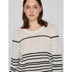 Vila Sasina Pointelle Knit Top